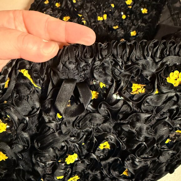 Victor Costa Vintage RARE Strapless / Halter Convertible Dress –Ribbon Rosette - Picture 15 of 15